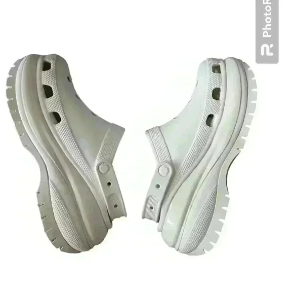 Crocs Classic Unisex White Mega Crush Clog 10 W 8 M - Picture 7 of 14